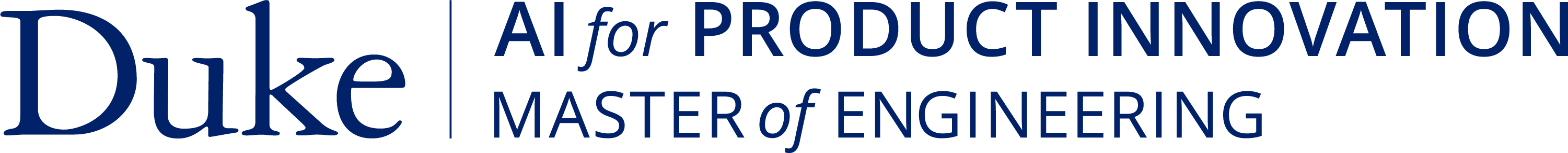 Duke Master of Engineering in AI for Product Innovation
